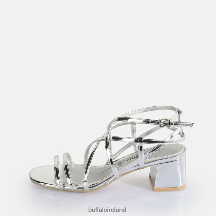 Silver Buffalo Lilly Cage Heeled Sandals vegan |Sandals F06ZHH289