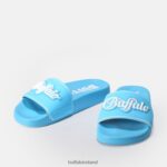 Baby Blue Buffalo Rees flat sandal vegan |Slides F06ZHH910 - Image 4