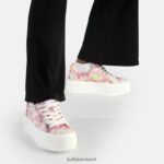 Batik Purple Buffalo Paired Sneakers Low vegan |Sneakers F06ZHH110 - Image 2
