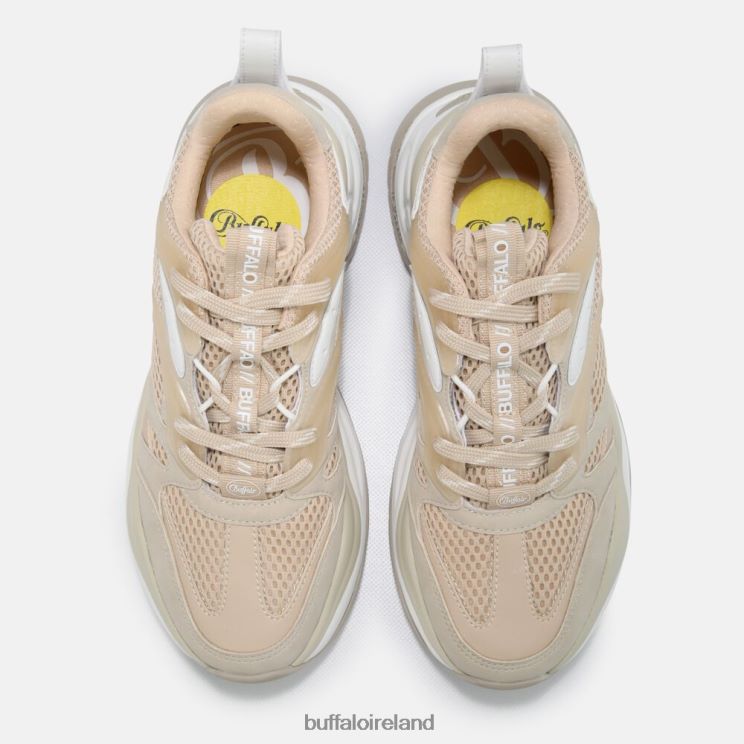 Beige And White Buffalo Triplet M Sneaker Low vegan |Sneakers F06ZHH657 - Image 3
