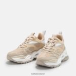 Beige And White Buffalo Triplet M Sneaker Low vegan |Sneakers F06ZHH657 - Image 4