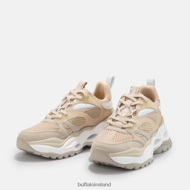 Beige And White Buffalo Triplet M Sneaker Low vegan |Sneakers F06ZHH657 - Image 4