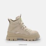 Beige Buffalo ASPHA NC MID Bootie Flat vegan |Boots F06ZHH200 - Image 7
