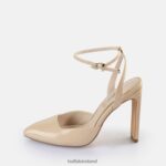 Beige Buffalo Jolie Vamp Heeled Sandals vegan |Sandals F06ZHH330