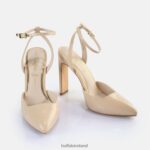 Beige Buffalo Jolie Vamp Heeled Sandals vegan |Sandals F06ZHH330 - Image 3