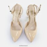 Beige Buffalo Jolie Vamp Heeled Sandals vegan |Sandals F06ZHH330 - Image 5