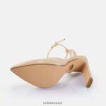 Beige Buffalo Jolie Vamp Heeled Sandals vegan |Sandals F06ZHH330 - Image 6