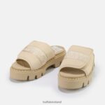 Beige Buffalo Raven TEC-SLD sandal vegan |Slides F06ZHH555 - Image 4