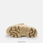 Beige Buffalo Raven TEC-SLD sandal vegan |Slides F06ZHH555 - Image 6