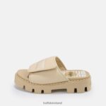 Beige Buffalo Raven TEC-SLD Sandal vegan |Slides F06ZHH769