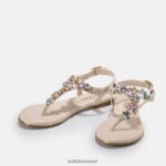 Beige Buffalo Rhonda vegan sandal |Sandals F06ZHH91 - Image 4