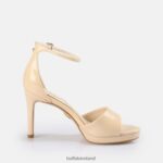 Beige Buffalo Ronja heeled sandal vegan |Sandals F06ZHH172 - Image 7