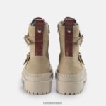 Beige Buffalo Sari Ankle Boot suede |Boots F06ZHH705 - Image 5