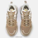 Beige Buffalo Triplet Hollow Low vegan sneakers |Sneakers F06ZHH123 - Image 3