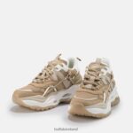 Beige Buffalo Triplet Hollow Low vegan sneakers |Sneakers F06ZHH123 - Image 4