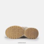 Beige Buffalo Triplet Hollow Low vegan sneakers |Sneakers F06ZHH123 - Image 6