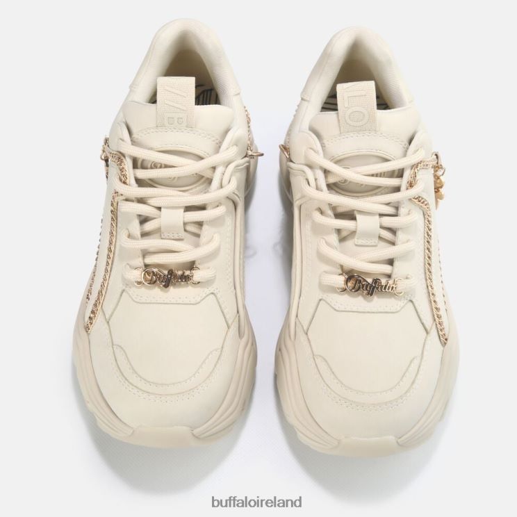 Beige/Gold Buffalo Binary Chain 2.0 Sneaker vegan |Sneakers F06ZHH424 - Image 3