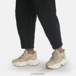 Beige With Golden Chain Buffalo Binary Chain Trainer Low vegan |Sneakers F06ZHH348 - Image 2