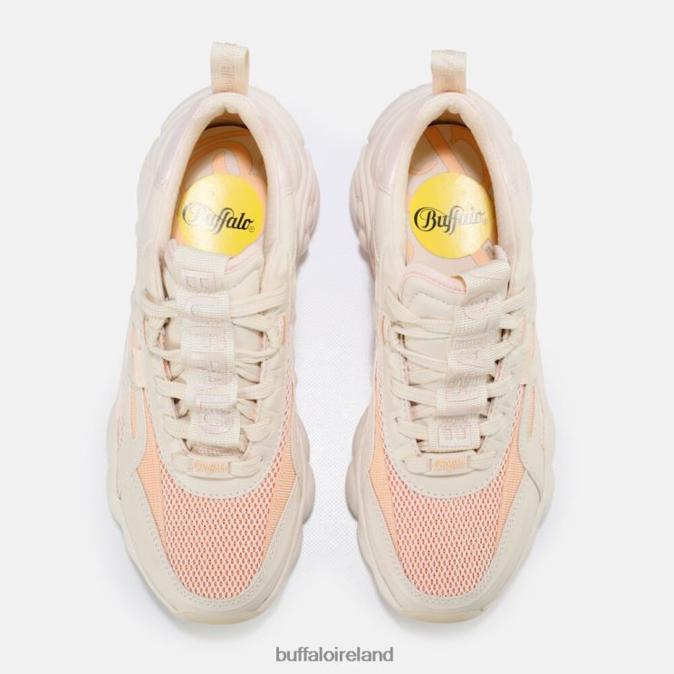 Beige With Peach Buffalo Cld Run Boom Sneaker vegan |Sneakers F06ZHH621 - Image 3