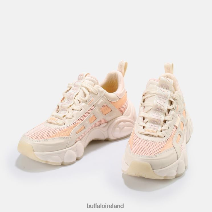 Beige With Peach Buffalo Cld Run Boom Sneaker vegan |Sneakers F06ZHH621 - Image 4