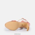 Berry Buffalo Jean Neat heeled sandal vegan |Sandals F06ZHH38 - Image 6