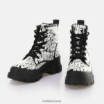 Black Aop Buffalo Aspha RLD Laceup Mid Ankle-Boot vegan |Boots F06ZHH914 - Image 4
