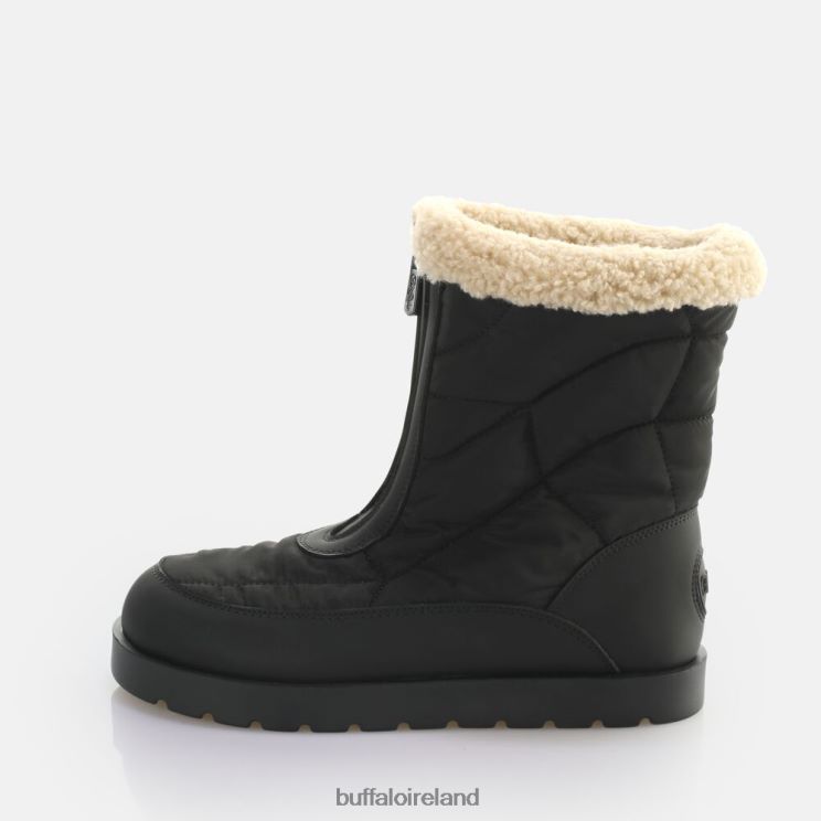 black_beige_buffalo_eve_puff_boot_boot_vegan_boots_f06zhh305.jpg Black/Beige Buffalo Eve Puff Boot Boot vegan |Boots F06ZHH305 - Image 1