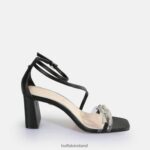 Black Buffalo April Glam Heeled Sandals vegan |Sandals F06ZHH86 - Image 6