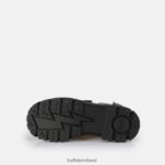 Black Buffalo Aspha Bike ankle boot vegan |Boots F06ZHH613 - Image 6