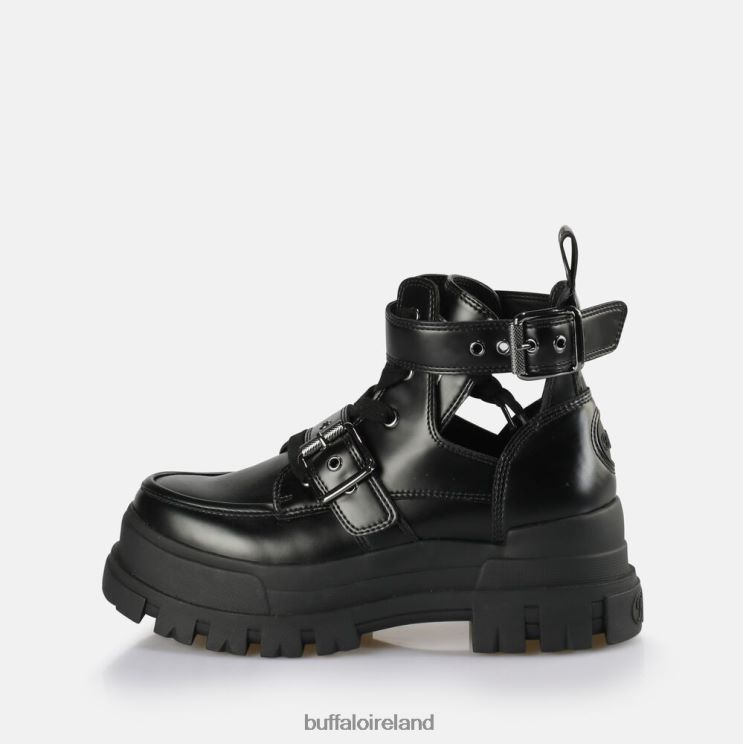 black_buffalo_aspha_bike_ankle_boot_vegan_boots_f06zhh613.jpg Black Buffalo Aspha Bike ankle boot vegan |Boots F06ZHH613 - Image 1