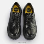 Black Buffalo Aspha Brogue Loafers vegan |Loafers F06ZHH160 - Image 3