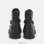 Black Buffalo Aspha Chain Ankle Boot vegan |Boots F06ZHH430 - Image 3
