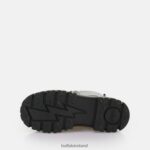 Black Buffalo Aspha Chain Laceup MID Ankle-Boot vegan |Boots F06ZHH784 - Image 6