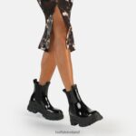 Black Buffalo Aspha Chelsea Mid Ankle-Boot vegan |Boots F06ZHH479 - Image 2