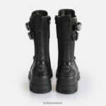 Black Buffalo ASPHA COM STEEL LACEUP HI VEGAN NAPPA/NYLON |Boots F06ZHH689 - Image 3