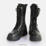 Black Buffalo ASPHA COM STEEL LACEUP HI VEGAN NAPPA/NYLON |Boots F06ZHH689 - Image 4