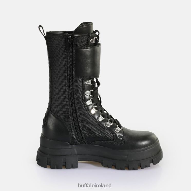 Black Buffalo ASPHA COM STEEL LACEUP HI VEGAN NAPPA/NYLON |Boots F06ZHH689 - Image 5