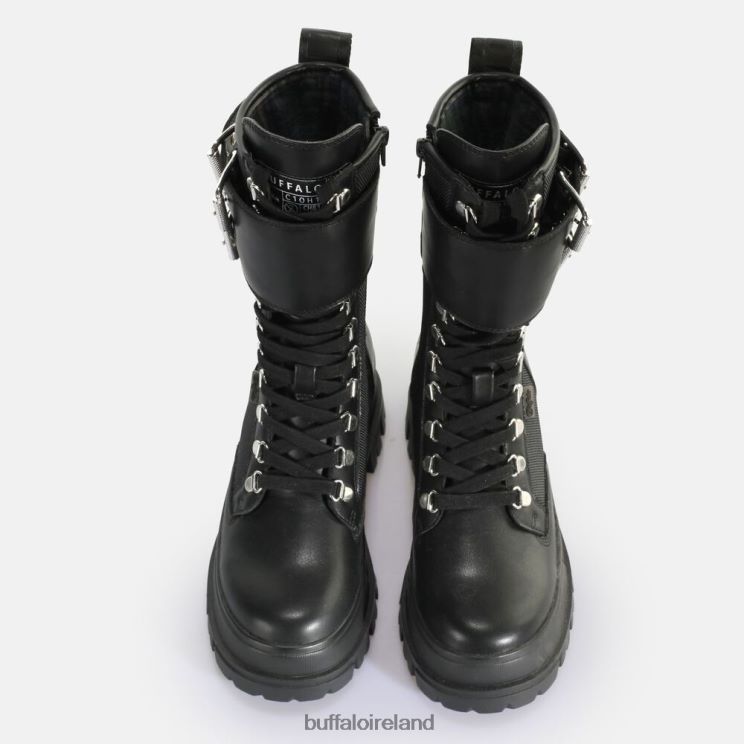 Black Buffalo ASPHA COM STEEL LACEUP HI VEGAN NAPPA/NYLON |Boots F06ZHH689 - Image 7