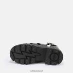 Black Buffalo Aspha FSH sandal vegan |Sandals F06ZHH547 - Image 6