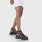 Black Buffalo Aspha GLD platform sandal vegan |Sandals F06ZHH130 - Image 2