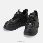 Black Buffalo Aspha HYB Lace up vegan |Sneakers F06ZHH818 - Image 4