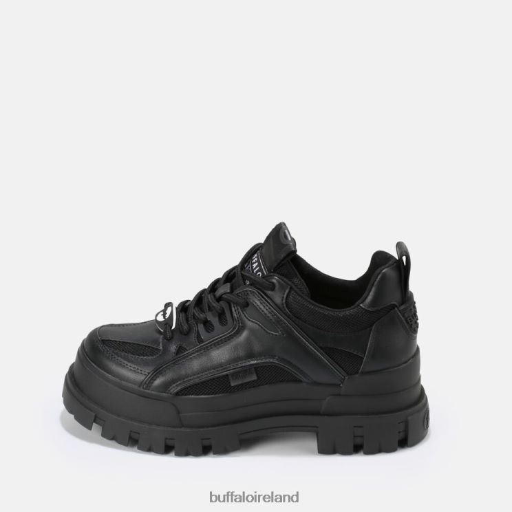black_buffalo_aspha_hyb_lace_up_vegan_sneakers_f06zhh818.jpg Black Buffalo Aspha HYB Lace up vegan |Sneakers F06ZHH818 - Image 1