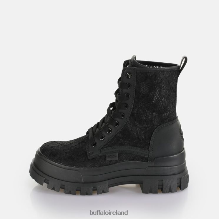Black Buffalo Aspha Lace Up Hi Ankle-Boot vegan |Boots F06ZHH431 - Image 2