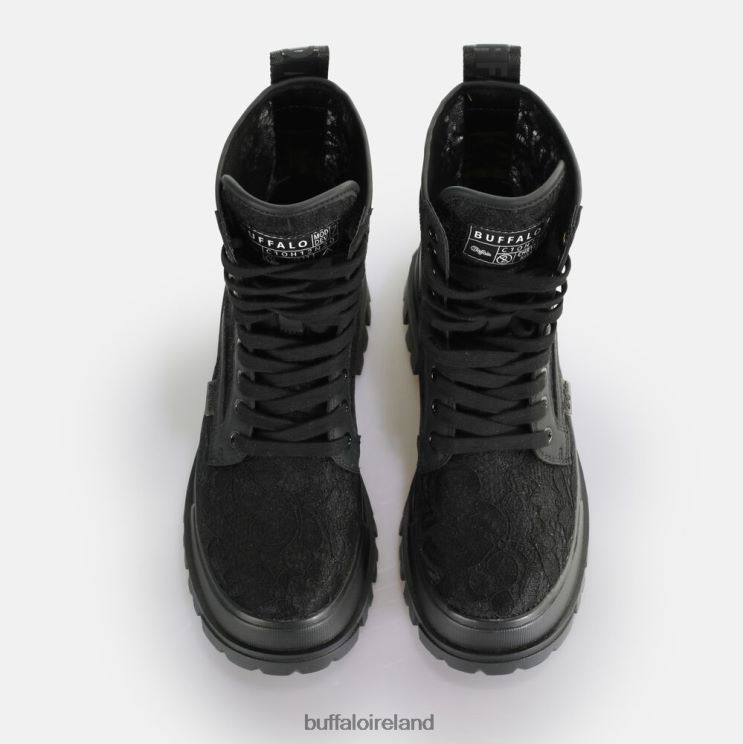 Black Buffalo Aspha Lace Up Hi Ankle-Boot vegan |Boots F06ZHH431 - Image 3