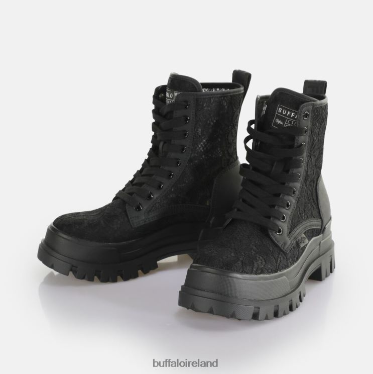 Black Buffalo Aspha Lace Up Hi Ankle-Boot vegan |Boots F06ZHH431 - Image 4