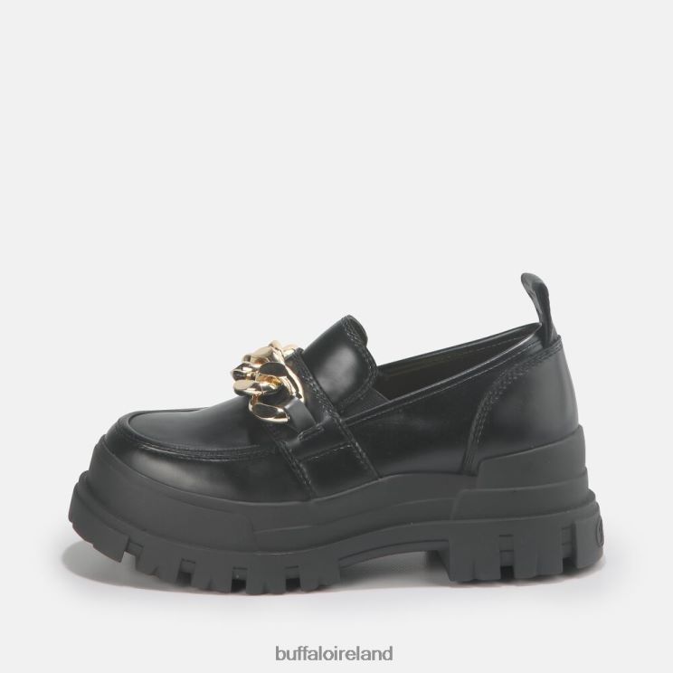 black_buffalo_aspha_loafer_chain_loafers_f06zhh803.jpg Black Buffalo Aspha Loafer Chain |Loafers F06ZHH803 - Image 1