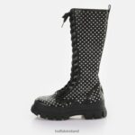 Black Buffalo Aspha ON PIN Laceup HI Boot vegan |Boots F06ZHH507