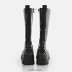 Black Buffalo Aspha ON PIN Laceup HI Boot vegan |Boots F06ZHH507 - Image 3