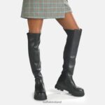 Black Buffalo Aspha Over Boot Flat vegan |Boots F06ZHH369 - Image 2