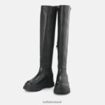 Black Buffalo Aspha Over Boot Flat vegan |Boots F06ZHH369 - Image 4